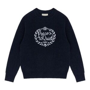 New Museum of Peace & Quiet wreath mohair sweater